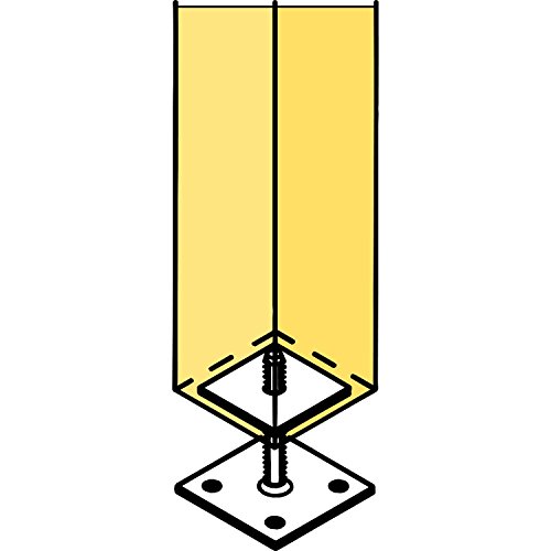 Base de columna Simpson galvanizada con autorización, PPB70G