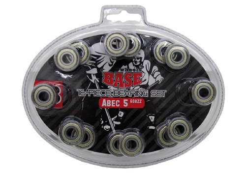 Base London 71002 ABEC 5 - Rodamientos para Patines (16 Unidades), incoloros Base London 71002 ABEC 5 - Rodamientos para Patines (16 Unidades), incoloros