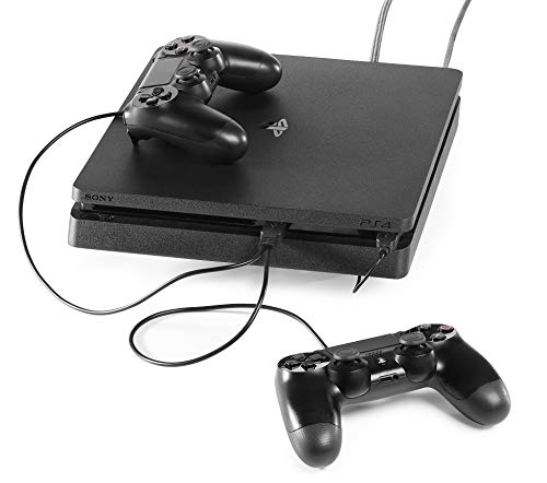 Base ventilación Consolas PlayStation y Xbox - Soporte Horizontal con Doble Ventilador para PS4, Slim y Pro, PS3, Xbox One X, Xbox One S, Xbox 360 - Incluye Cable de Carga para Mandos - Negro Base ventilación Consolas PlayStation y Xbox - Soporte Horizontal con Doble Ventilador para PS4, Slim y Pro, PS3, Xbox One X, Xbox One S, Xbox 360 - Incluye Cable de Carga para Mandos - Negro