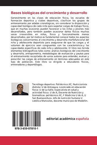 Bases biológicas del crecimiento y desarrollo: para la prescripción segura del entrenamiento deportivo en infantes y adolescentes