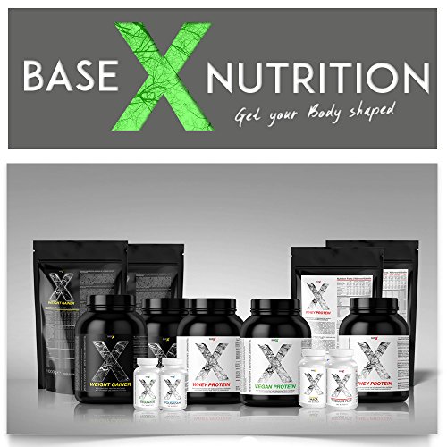 baseXnutrition, VEGAN Protein, proteínas vegetarianas la base vegana para una óptima mantenimiento muscular y la construcción de músculo, 1000g chocolate
