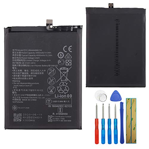 Batería de repuesto HB446486ECW compatible con Huawei P Smart Z P Smart Pro 2019 STK-L21 con herramientas. Batería de repuesto HB446486ECW compatible con Huawei P Smart Z P Smart Pro 2019 STK-L21 con herramientas.