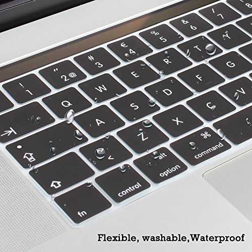 Batianda Sueco Cubierta del Teclado/Keyboard Cover para Nuevo MacBook Pro 13 15 2016 con Touch Bar (Modelo:A1706/A1707) Silicone Skin