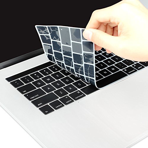 Batianda Sueco Cubierta del Teclado/Keyboard Cover para Nuevo MacBook Pro 13 15 2016 con Touch Bar (Modelo:A1706/A1707) Silicone Skin