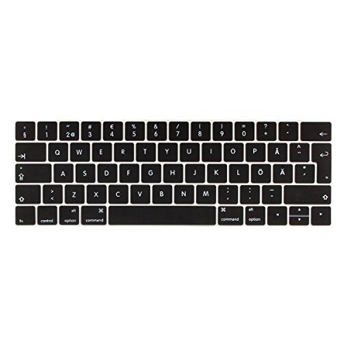 Batianda Sueco Cubierta del Teclado/Keyboard Cover para Nuevo MacBook Pro 13 15 2016 con Touch Bar (Modelo:A1706/A1707) Silicone Skin