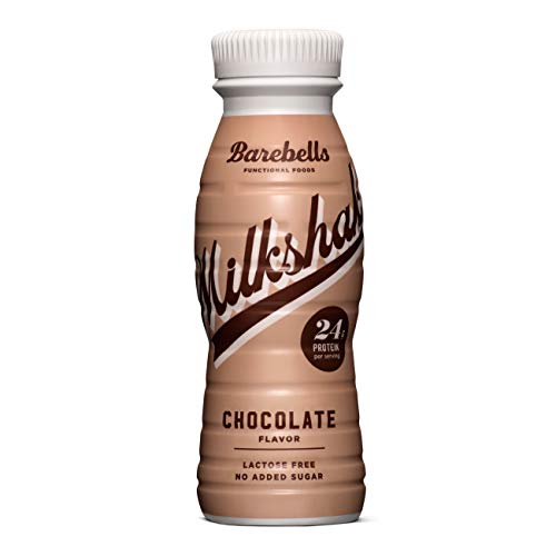Batido de proteínas Barebells sabor chocolate (8 Botellas x 330 ml), alto contenido de proteínas. Sin azúcares añadidos y sin lactosa, 24 g de proteínas. Delicioso sabor cremoso