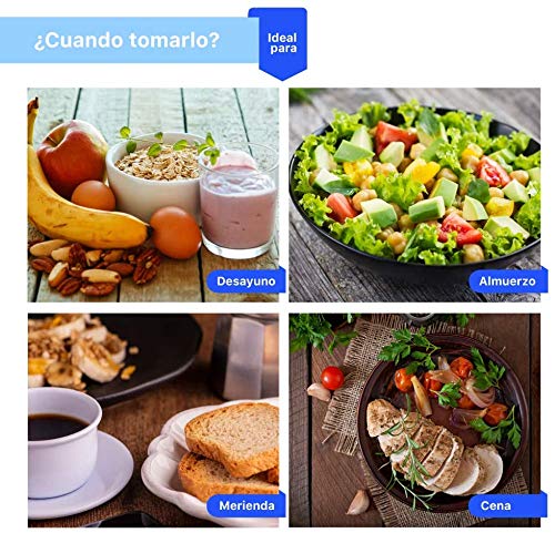 Batidos para Adelgazar sustitutivos de comida con proteínas Dieta quema grasas + colágeno/Batido de pérdida de peso completo saciante. Quemador de grasa natural sin pasar hambre (Fresa y Nata 1KG) Batidos para Adelgazar sustitutivos de comida con proteínas Dieta quema grasas + colágeno/Batido de pérdida de peso completo saciante. Quemador de grasa natural sin pasar hambre (Fresa y Nata 1KG)