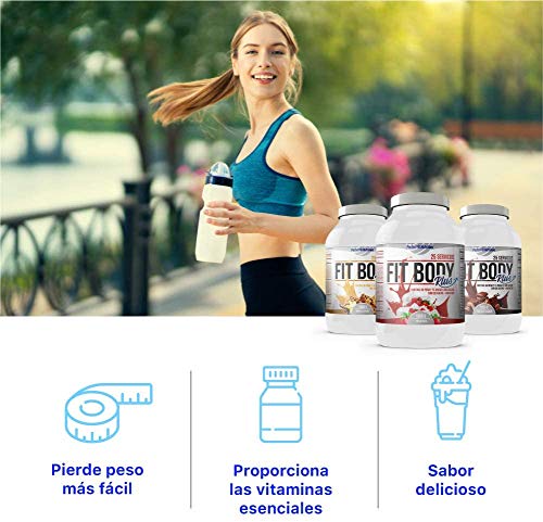 Batidos para Adelgazar sustitutivos de comida con proteínas Dieta quema grasas + colágeno/Batido de pérdida de peso completo saciante. Quemador de grasa natural sin pasar hambre (Fresa y Nata 1KG)