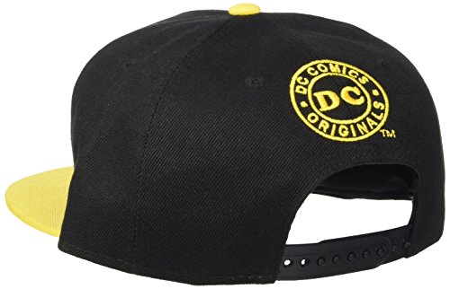 Batman Logo Gorra Snapback Negro/Amarillo