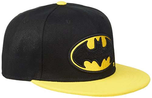 Batman Logo Gorra Snapback Negro/Amarillo