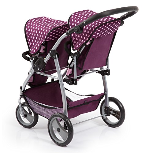 Bayer Design- Silla Gemelos Twin Tandem Violeta, Color Rosa, Morado. (26537AA) Bayer Design- Silla Gemelos Twin Tandem Violeta, Color Rosa, Morado. (26537AA)