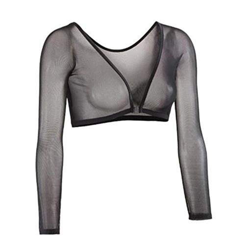 BaZhaHei NuevoTalla Grande sin Mangas para Brazos Faja Corta Corta Chaqueta de Malla de Ombligo Caliente Malla de Ropa Interior sin Costuras en Forma Brazo Manga Larga para Mujer BaZhaHei NuevoTalla Grande sin Mangas para Brazos Faja Corta Corta Chaqueta de Malla de Ombligo Caliente Malla de Ropa Interior sin Costuras en Forma Brazo Manga Larga para Mujer