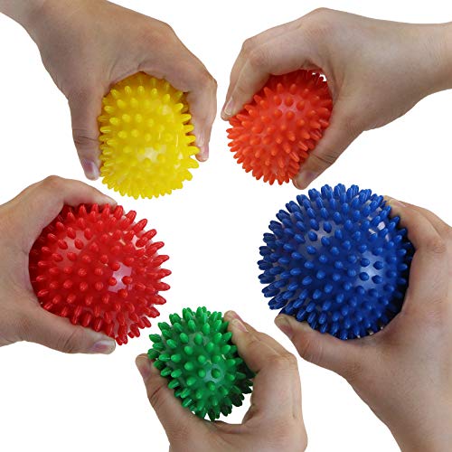 BB Sport Bolas de Masaje Set de 5 en Diferentes tamaños Pelotas de Masaje con Pinchos BB Sport Bolas de Masaje Set de 5 en Diferentes tamaños Pelotas de Masaje con Pinchos
