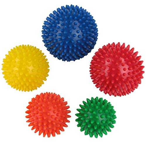 BB Sport Bolas de Masaje Set de 5 en Diferentes tamaños Pelotas de Masaje con Pinchos BB Sport Bolas de Masaje Set de 5 en Diferentes tamaños Pelotas de Masaje con Pinchos