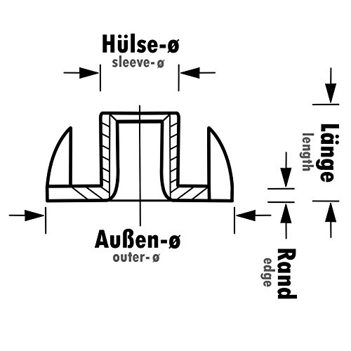 BB Sport Tuercas con 4 dientes acero galvanizado M10 x 13 x 25 mm, Cantidad:100 piezas