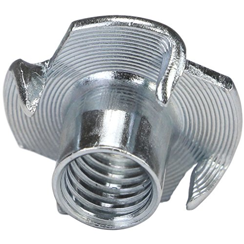 BB Sport Tuercas con 4 dientes acero galvanizado M10 x 13 x 25 mm, Cantidad:100 piezas BB Sport Tuercas con 4 dientes acero galvanizado M10 x 13 x 25 mm, Cantidad:100 piezas