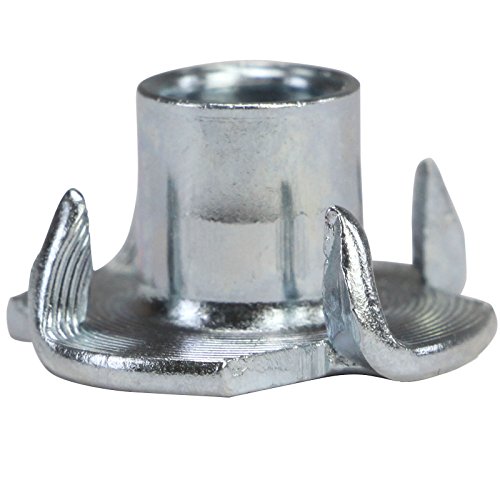 BB Sport Tuercas con 4 dientes acero galvanizado M10 x 13 x 25 mm, Cantidad:100 piezas