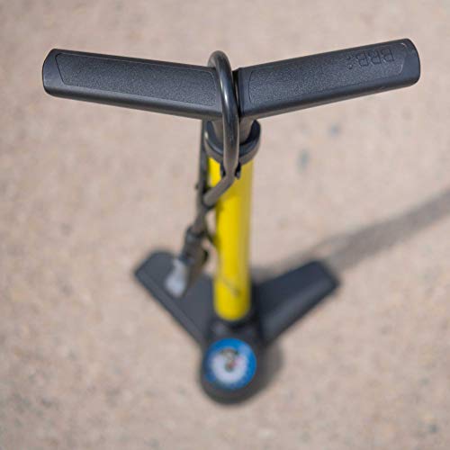 BBB Airboost BFP-21 Bomba Inflador de Pie para Bicicletas, Amarillo, Talla Única BBB Airboost BFP-21 Bomba Inflador de Pie para Bicicletas, Amarillo, Talla Única