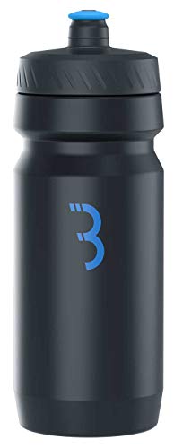 Bbb Cycling Botella de Agua de 550 ml y combinación de Jaula para Bicicletas Universal Fit Combo DualCage CompTank BBC-39C, Azul Negro/Azul Negro, 550 ml