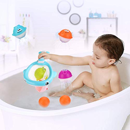 BBLIKE Juguetes Bañera - Juegos de Agua Orgsnizador Baño Mini Canasta a Los Niños Niña Juguetes Educativos