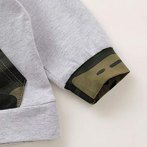 BBSMLIN Ropa Bebe Recien Nacido Niño Invierno Otoño 0 a 24 Meses 2PC/Set Camuflaje Tops de Manga Larga Sudadera con Capucha + Pantalón BBSMLIN Ropa Bebe Recien Nacido Niño Invierno Otoño 0 a 24 Meses 2PC/Set Camuflaje Tops de Manga Larga Sudadera con Capucha + Pantalón