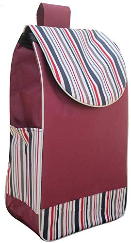 Bcaer Carro de la Compra Bolsos de la Carretilla para reemplazar Bolsas Bolsa Impermeable de Tela Oxford,Red Bcaer Carro de la Compra Bolsos de la Carretilla para reemplazar Bolsas Bolsa Impermeable de Tela Oxford,Red