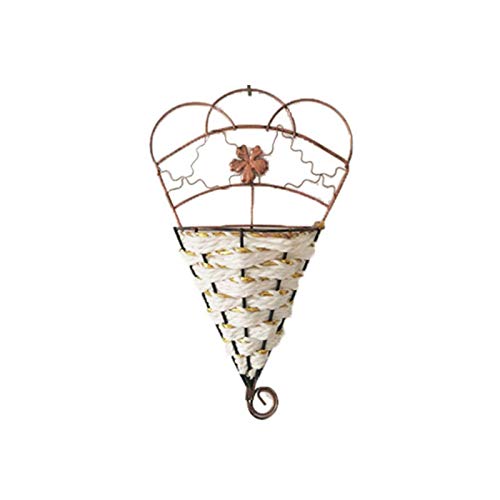 Bcaer Cesta de plantador para colgar para uso decorativo en interiores, colgaduras de plantas tejidas, ventanas de cocina, dormitorio, pórtico perfecto y decoración del patio, canasta de sembradora te Bcaer Cesta de plantador para colgar para uso decorativo en interiores, colgaduras de plantas tejidas, ventanas de cocina, dormitorio, pórtico perfecto y decoración del patio, canasta de sembradora te