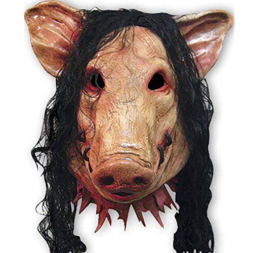 Bcaer de Halloween Horror Sombrero Animal Hijos Adultos Horror máscara de Cerdo Bajie con máscara de Cerdo Pelo Pista,Beige Bcaer de Halloween Horror Sombrero Animal Hijos Adultos Horror máscara de Cerdo Bajie con máscara de Cerdo Pelo Pista,Beige