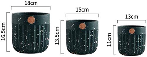 Bcaer Estilo nórdico recto con bandeja maceta maceta maceta Moderna minimalista cerámica cerámica de cerámica textura de mármol maceta interior sembradora de cerámica planta de cerámica con agujero de Bcaer Estilo nórdico recto con bandeja maceta maceta maceta Moderna minimalista cerámica cerámica de cerámica textura de mármol maceta interior sembradora de cerámica planta de cerámica con agujero de