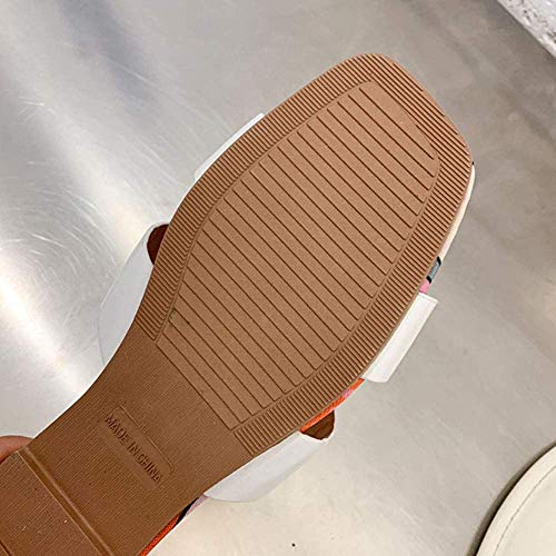 Bcaer Palabra Nuevo H Plana Zapatillas Mujer Floral con Abierta con Punta de Zapatillas de Corea del Bowknot de Playa Zapatos de Vacaciones de Verano,Yellow-38 Bcaer Palabra Nuevo H Plana Zapatillas Mujer Floral con Abierta con Punta de Zapatillas de Corea del Bowknot de Playa Zapatos de Vacaciones de Verano,Yellow-38