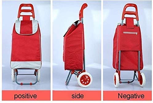 Bcaer Plegable Carro con Ruedas Bolsas de la Compra de Acero Cromado Marco es Muy Adecuado para un fácil Almacenamiento de carros,Blue Bcaer Plegable Carro con Ruedas Bolsas de la Compra de Acero Cromado Marco es Muy Adecuado para un fácil Almacenamiento de carros,Blue