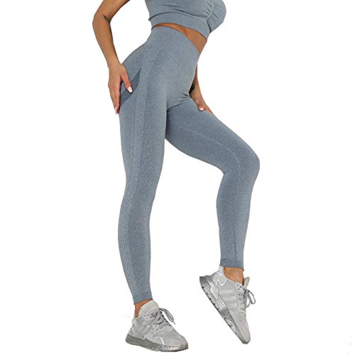 BCCDP Mallas Push Up Poseen Pantalones de Entrenamiento Leggings Mujer Fitness Cintura Alta Leggings Deporte Mujer Yoga de Alta Cintura Elásticos y Transpirables