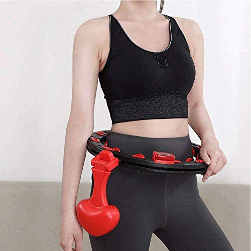 Bdesign Ponderados por la Aptitud del aro de Hula, Inteligente Conteo de Hula Hoop, Auto-Spinning con aro Desmontable de Medida Adaptable, no se caerá del aro de Hula (Size : 12 Knots) Bdesign Ponderados por la Aptitud del aro de Hula, Inteligente Conteo de Hula Hoop, Auto-Spinning con aro Desmontable de Medida Adaptable, no se caerá del aro de Hula (Size : 12 Knots)