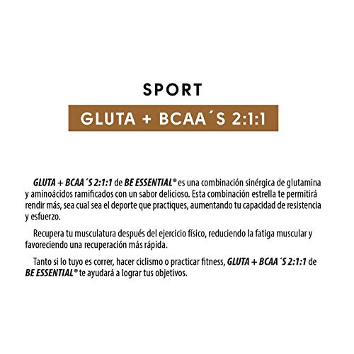 Be Essential Glutamina + Bcaa's 2.1.1-500 gr Be Essential Glutamina + Bcaa's 2.1.1-500 gr