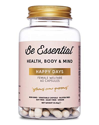 Be Essential - Happy days combate el dolor durante el ciclo menstrual. 60 cápsulas