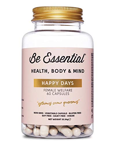 Be Essential - Happy days combate el dolor durante el ciclo menstrual. 60 cápsulas Be Essential - Happy days combate el dolor durante el ciclo menstrual. 60 cápsulas