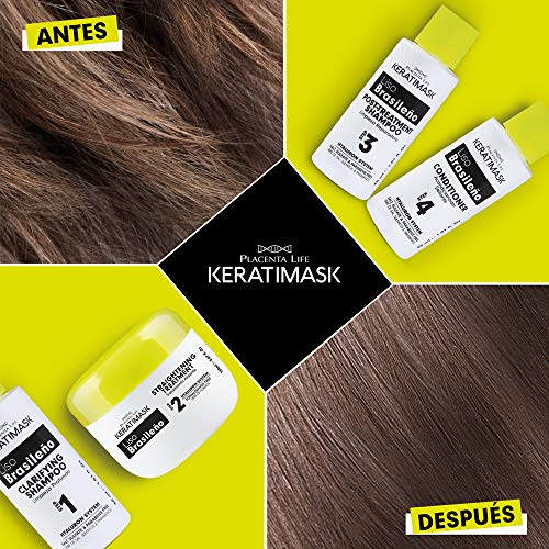 Be Natural - Kit Alisado Brasileño Keratimask - resultado profesional de larga duración Be Natural - Kit Alisado Brasileño Keratimask - resultado profesional de larga duración