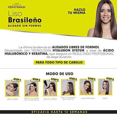 Be Natural - Kit Alisado Brasileño Keratimask - resultado profesional de larga duración