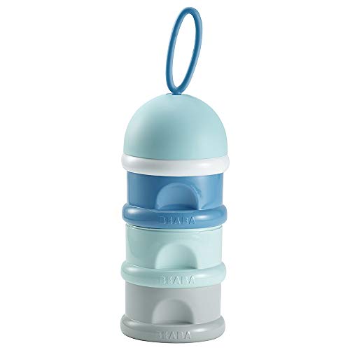 BĂABA Recipiente dosificador de leche en polvo Dispensador de Leche BebĂ© Apilable 3 Compartimentos 100% HermĂ©tica Uso evolutivo como caja de snacks Azul/Verde/Gris BĂABA Recipiente dosificador de leche en polvo Dispensador de Leche BebĂ© Apilable 3 Compartimentos 100% HermĂ©tica Uso evolutivo como caja de snacks Azul/Verde/Gris