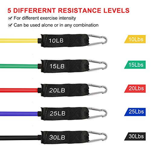 Bearbro Bandas Elasticas Resistencia, Elásticas de Resistencia Set, Bandas de Ejercicios Bandas de expansión, para Entrenamiento de Resistencia, Gimnasio en casa, Yoga, Pilates,Fisioterapia Bearbro Bandas Elasticas Resistencia, Elásticas de Resistencia Set, Bandas de Ejercicios Bandas de expansión, para Entrenamiento de Resistencia, Gimnasio en casa, Yoga, Pilates,Fisioterapia