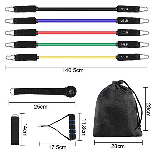 Bearbro Bandas Elasticas Resistencia, Elásticas de Resistencia Set, Bandas de Ejercicios Bandas de expansión, para Entrenamiento de Resistencia, Gimnasio en casa, Yoga, Pilates,Fisioterapia Bearbro Bandas Elasticas Resistencia, Elásticas de Resistencia Set, Bandas de Ejercicios Bandas de expansión, para Entrenamiento de Resistencia, Gimnasio en casa, Yoga, Pilates,Fisioterapia