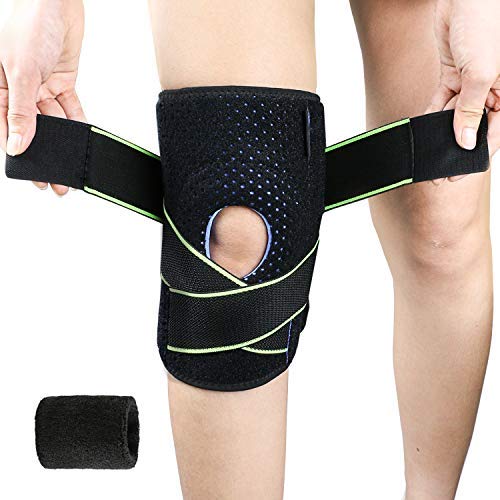 Bearbro Rodillera de Neopreno, Rodillera Menisco Ligamento Deportiva Ajustable Protector para Deportes, Correr, Levantamiento de Pesas, Entrenamiento Mujeres y Hombres Bearbro Rodillera de Neopreno, Rodillera Menisco Ligamento Deportiva Ajustable Protector para Deportes, Correr, Levantamiento de Pesas, Entrenamiento Mujeres y Hombres