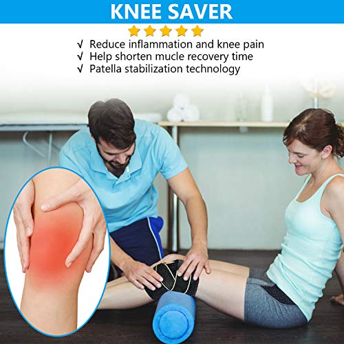 Bearbro Rodillera de Neopreno, Rodillera Menisco Ligamento Deportiva Ajustable Protector para Deportes, Correr, Levantamiento de Pesas, Entrenamiento Mujeres y Hombres Bearbro Rodillera de Neopreno, Rodillera Menisco Ligamento Deportiva Ajustable Protector para Deportes, Correr, Levantamiento de Pesas, Entrenamiento Mujeres y Hombres