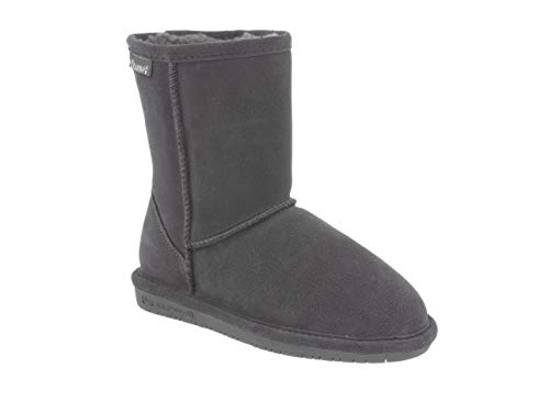 Bearpaw Emma - Botas de media caña con forro para mujer, Carbón (Charcoal) , 42 EU