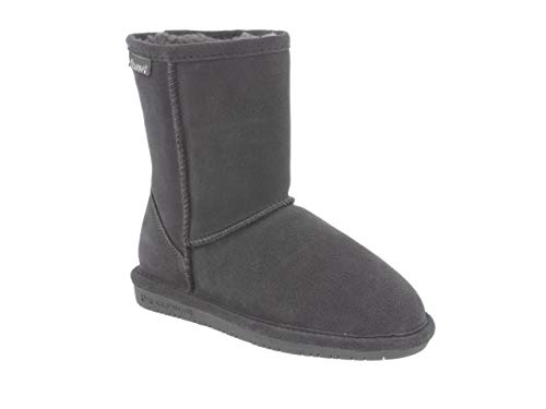 Bearpaw Emma - Botas de media caña con forro para mujer, Carbón (Charcoal) , 42 EU