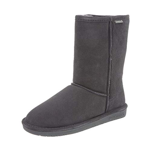 Bearpaw Emma - Botas de media caña con forro para mujer, Carbón (Charcoal) , 42 EU