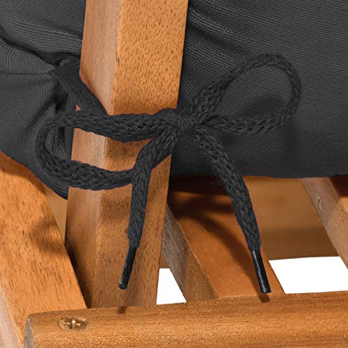 Beautissu Cojín para sillas de balcón Flair HL - Cojín para Asiento Exterior con Respaldo Alto - 120x50x8 cm - Relleno de Copos de gomaespuma - Gris Grafito Beautissu Cojín para sillas de balcón Flair HL - Cojín para Asiento Exterior con Respaldo Alto - 120x50x8 cm - Relleno de Copos de gomaespuma - Gris Grafito