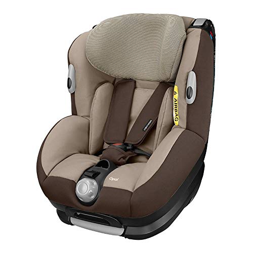 Bébé Confort Opal Silla de coche bebé, a contramarcha o sentido de la marcha, ajustable y reclinable, instalación con cinturón de seguridad, 0 meses - 4 años, 0-18kg, marrón (Earth Brown)