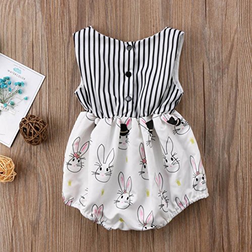 Bebe Monos Fossen Ropa Bebe NiƱa Verano Peleles De Conejo Imprimir (0-3 Meses, Blanco) Bebe Monos Fossen Ropa Bebe NiƱa Verano Peleles De Conejo Imprimir (0-3 Meses, Blanco)