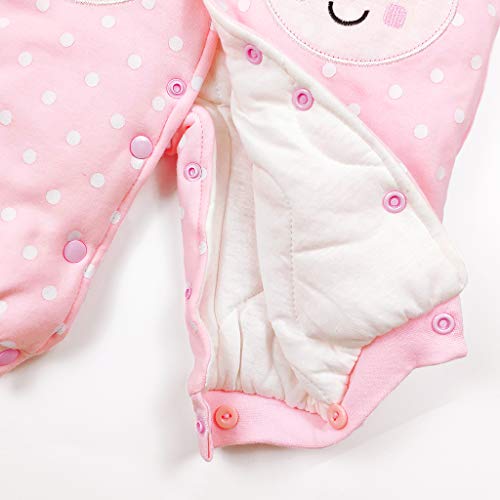 Bebé Niñas Traje de Nieve Set Peleles con Capucha Footies Conjunto de Ropa Invierno Muchachos Caricatura Mameluco, Panda 3-6 Meses Bebé Niñas Traje de Nieve Set Peleles con Capucha Footies Conjunto de Ropa Invierno Muchachos Caricatura Mameluco, Panda 3-6 Meses